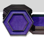 Load image into Gallery viewer, 2 in 1 Hexagon Dice Tray &amp; Dice Box
