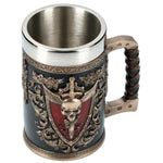 Load image into Gallery viewer, Paladin&#39;s Retribution Stainless Steel and Resin Tankard
