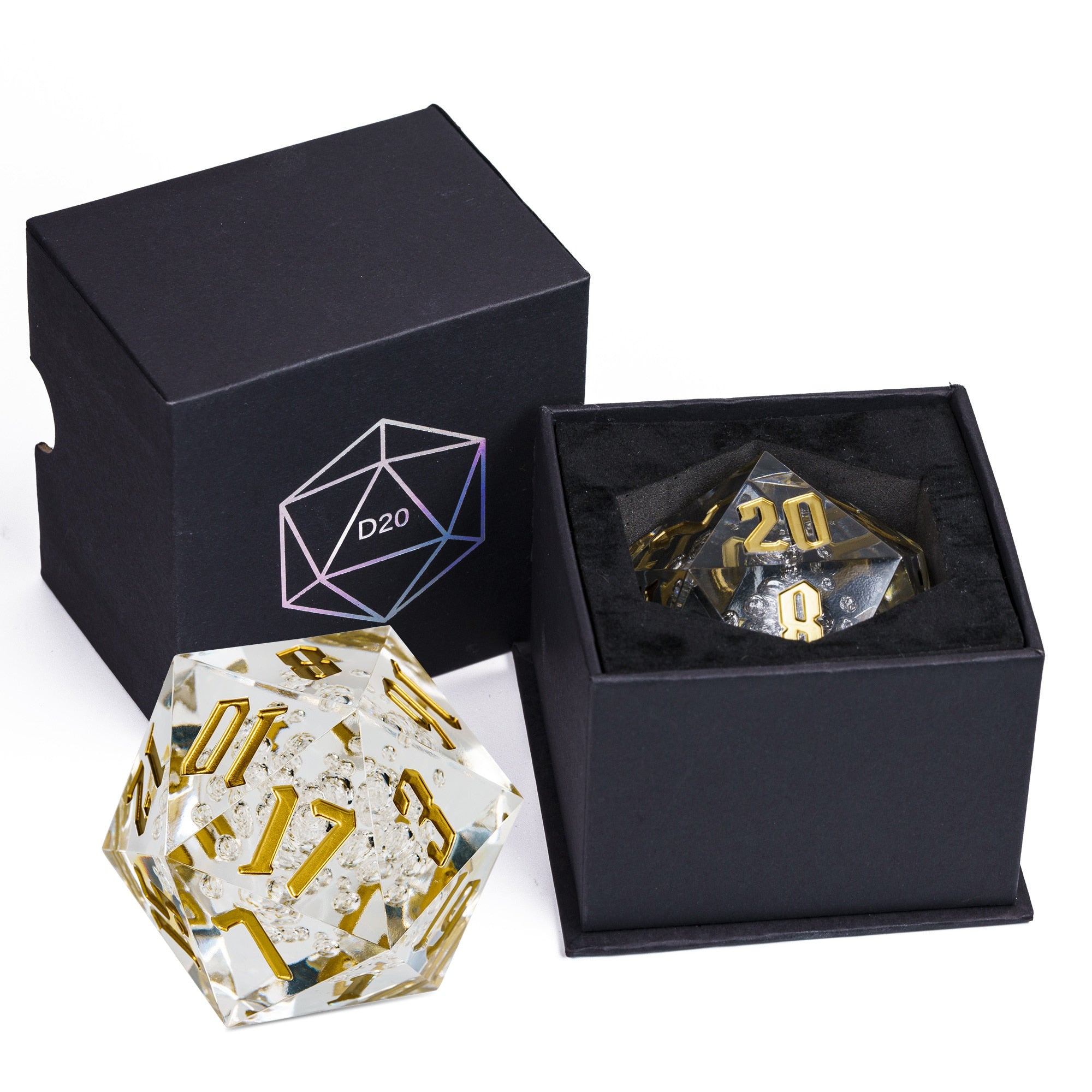 The Great D20 55mm Acrylic DND Polyhedral Dice