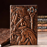 Load image into Gallery viewer, Wizard&#39;s Tome 3D Embossed Faux Leather Notebook
