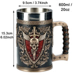 Load image into Gallery viewer, Paladin&#39;s Retribution Stainless Steel and Resin Tankard
