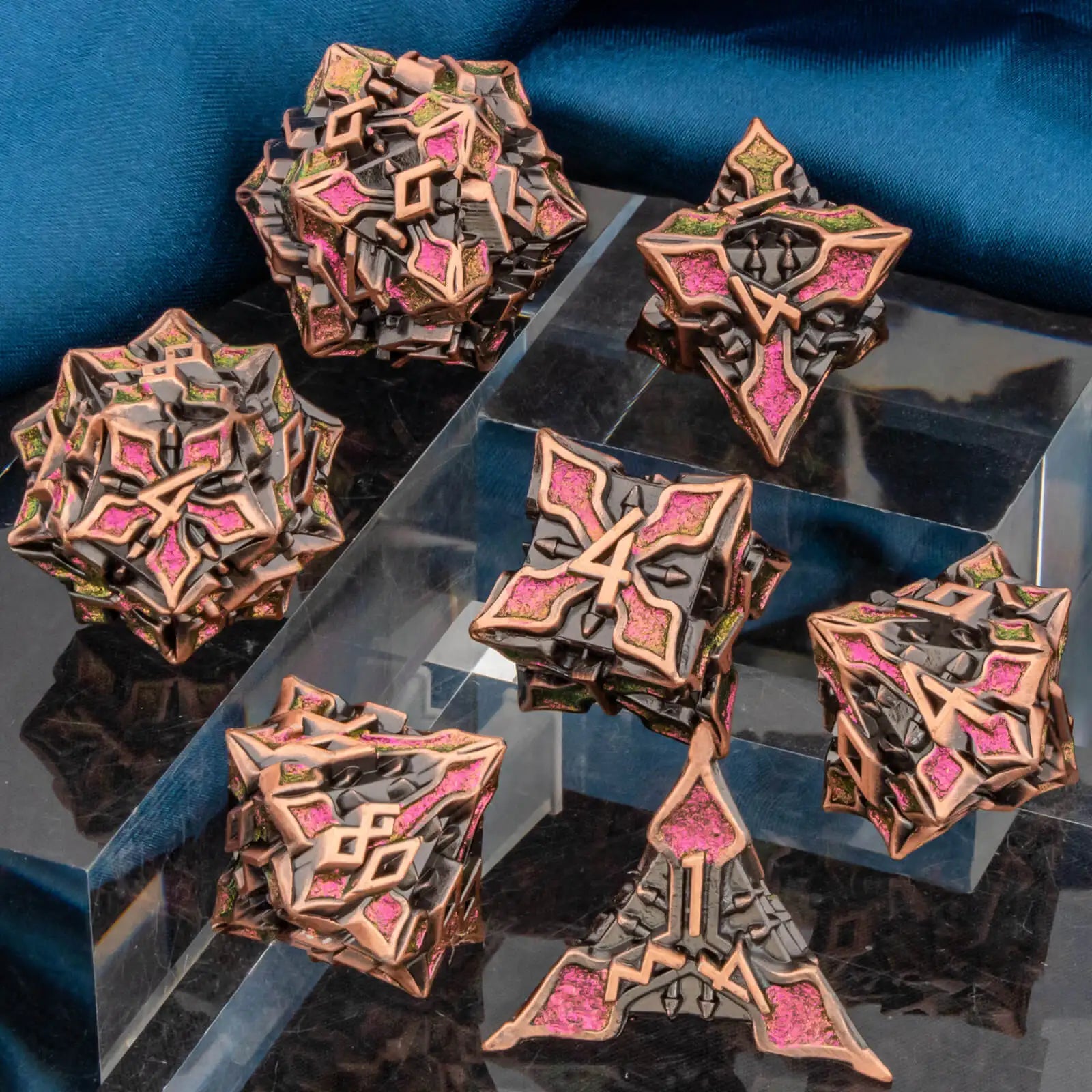 Runic Relic Metal DND Dice set