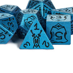 Load image into Gallery viewer, Fighter&#39;s Arsenal Metal DND Dice set
