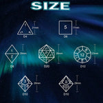Load image into Gallery viewer, Captured Essence DND Resin Dice 7 Set
