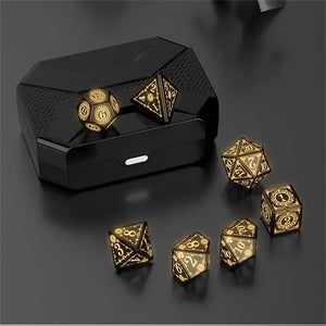 Holy Radiance LED USB Rechargeable Polyhedral Dice 7 Set