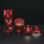 Load image into Gallery viewer, Starry Night Liquid Core DND Resin Dice 7 Set
