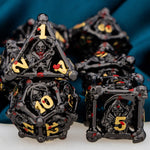 Load image into Gallery viewer, The Reaper Hollow Metal DND Dice 7 Set
