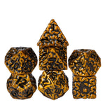 Load image into Gallery viewer, Mind Flayer Brain Metal DND Dice 7 Set
