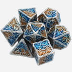 Load image into Gallery viewer, Dawn and Dusk Metal DND Dice 7 Set
