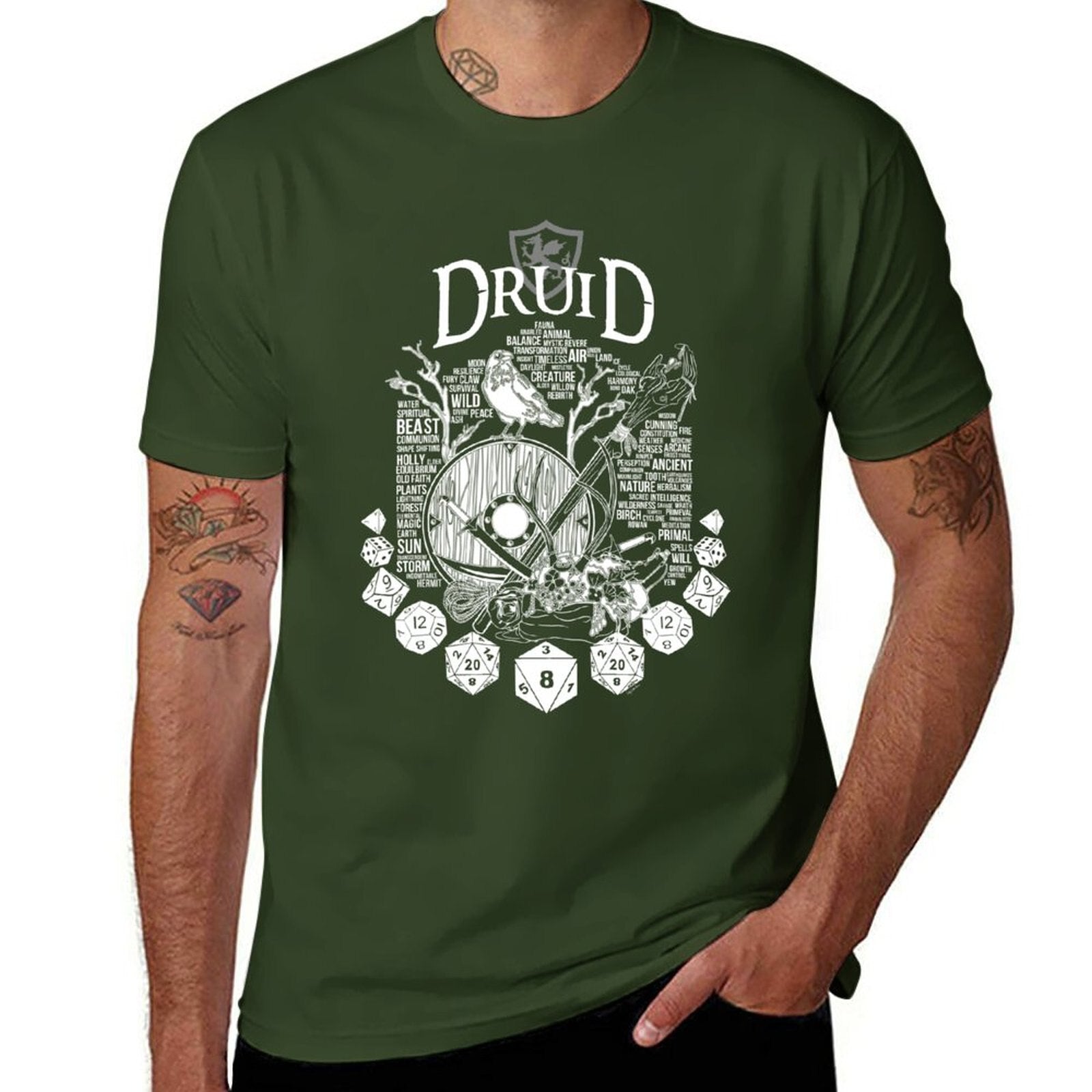 Druid Class Cotton T-Shirt
