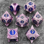 Load image into Gallery viewer, Artificer Magitech Metal Polyhedral Dice 7 Set
