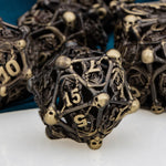 Load image into Gallery viewer, The Reaper Hollow Metal DND Dice 7 Set
