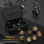 Load image into Gallery viewer, Holy Radiance LED USB Rechargeable Polyhedral Dice 7 Set
