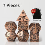 Load image into Gallery viewer, Eye of Vecna Metal DND Dice 7 Set
