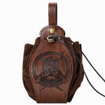 Load image into Gallery viewer, Barbarian&#39;s Satchel Faux Leather Dice Bag

