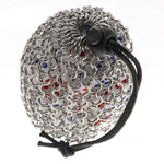 Load image into Gallery viewer, Fighter&#39;s Chain Mail Stainless Steel Dice Bag
