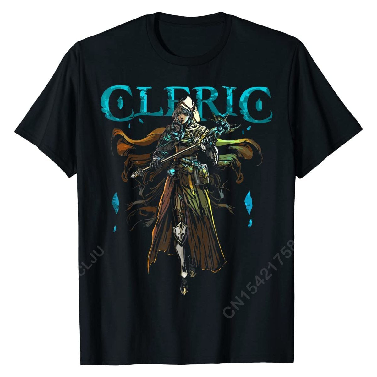 Human Cleric Cotton T-Shirt