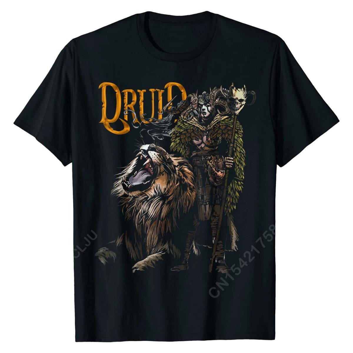 Human Druid Cotton T-Shirt