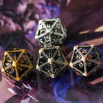 Load image into Gallery viewer, Dragon Hollow Metal 20 Sided Polyhedral D&amp;D Dice
