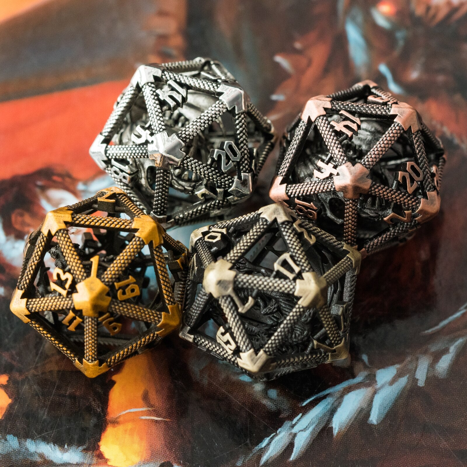 D20 Spinner Ring - Dice Druid - TTRPG Dice and Accessories