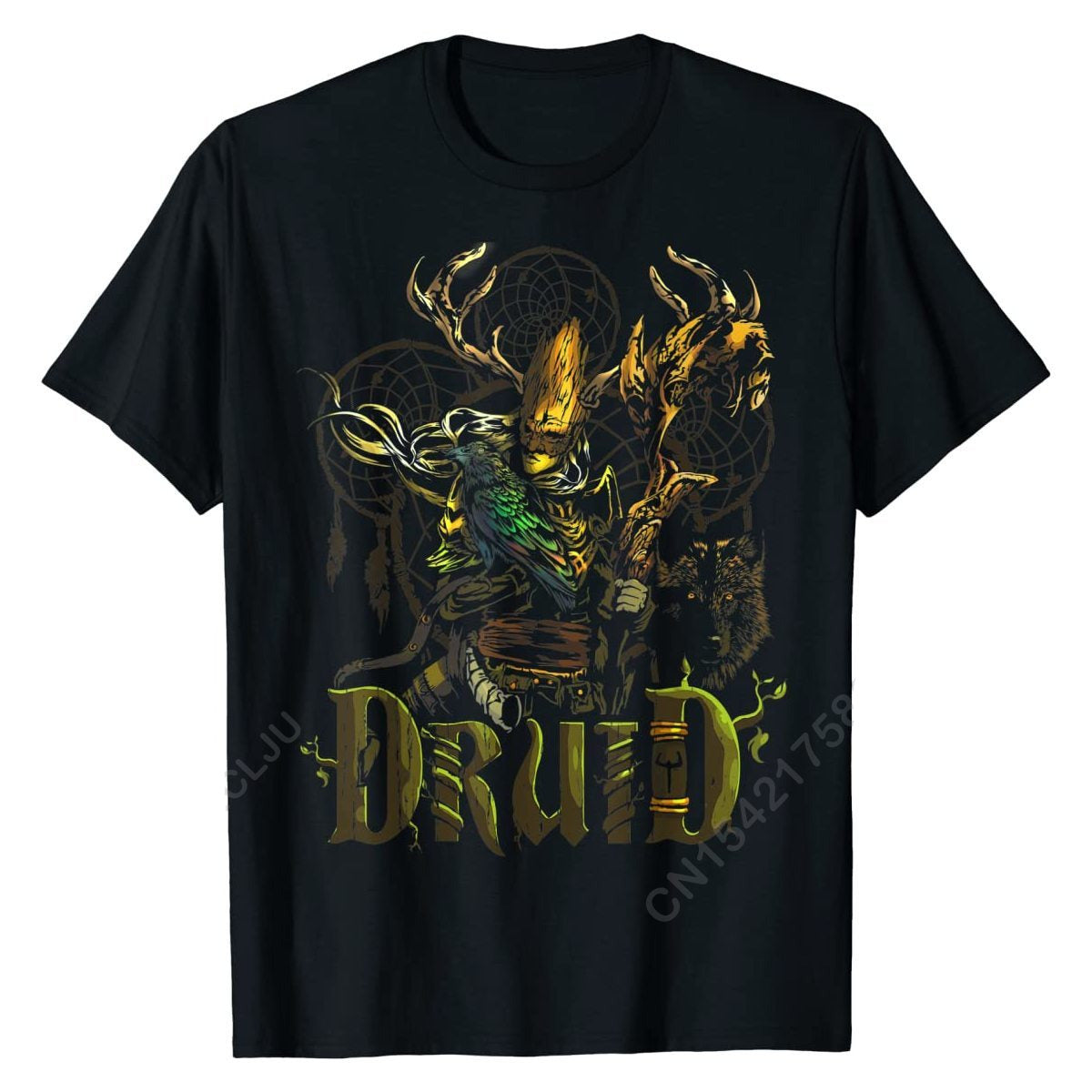 Elven Druid (M) Cotton T-Shirt