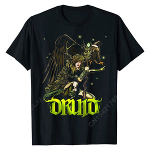 Elven Druid (F) Cotton T-Shirt