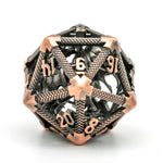 Load image into Gallery viewer, Dragon Hollow Metal 20 Sided Polyhedral D&amp;D Dice
