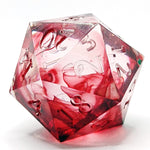 Load image into Gallery viewer, Transparent Crystal Blood DND Polyhedral 7 Set
