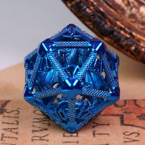 Dragon Hollow Metal 20 Sided Polyhedral D&D Dice