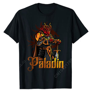 Dragonborn Paladin Cotton T-Shirt