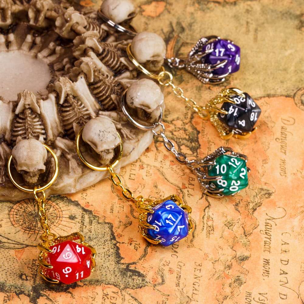 Dragon Claw Necklace with D20