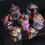 Load image into Gallery viewer, Aurora Borealis DND Polyhedron Dice 7 Set
