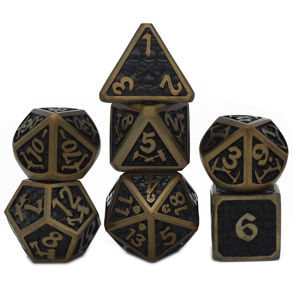 Ranger's Mark Polyhedral Metal Dice 7 Set