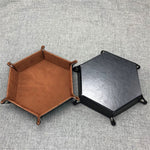Load image into Gallery viewer, Velvet Folding Hexagon Dice Tray

