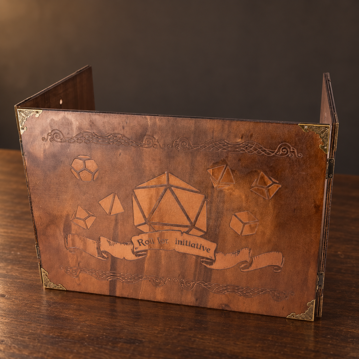 Premium Embossed DM Screen on Table