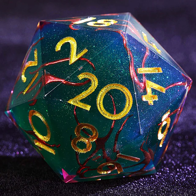 Pactweaver Warlock Resin DND Dice 9 Set