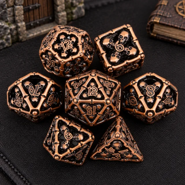 Skullforge Relics Metal DND Dice 7 Set — Complete product / dice set