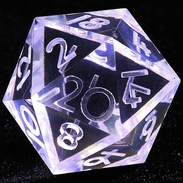Resin dice set.