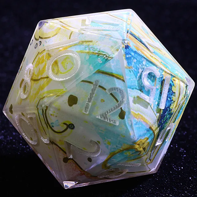 Wandering Verse Resin DND Dice Set