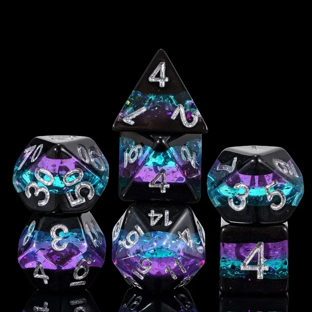 Astral Rift Resin DND Dice 7 Set